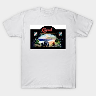 Vintage Advertising Poster France Castrol T-Shirt